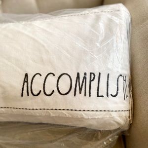 🆕 Rae Dunn Accomplish Pillow